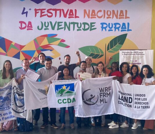 DES JEUNES DU MONDE ENTIER APPELLENT À LA RECONNAISSANCE DU RÔLE DES JEUNES RURAUX DANS LE DÉVELOPPEMENT DE SYSTÈMES ALIMENTAIRES DURABLES ET LA LUTTE CONTRE LE CHANGEMENT CLIMATIQUE